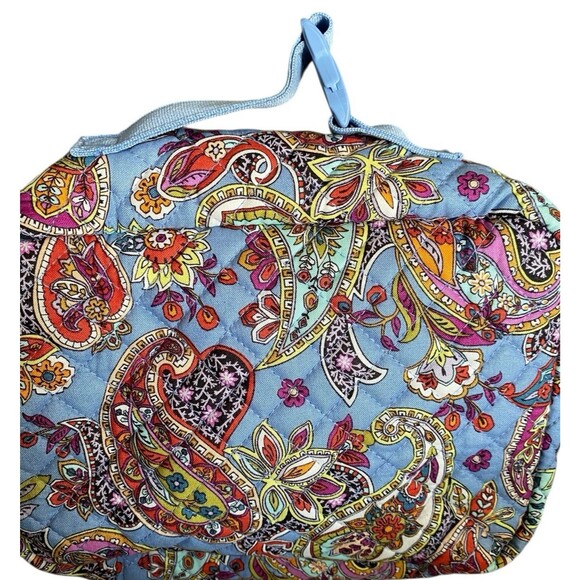 Vera Bradley Cotton LAY FLAT LUNCH BOX  Insulated Tote in "Provence Paisley" - Picture 4 of 6
